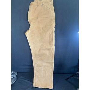 Carhartt Double Knee Carpenter Pants. 42x32 Beige. Workwear.